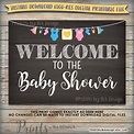 Welcome to the Baby Shower Sign, Baby Shower Welcome Sign, Baby Shower ...