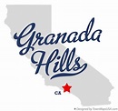 Map of Granada Hills, CA, California