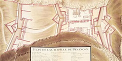 Plan de la citadelle de Besançon | Passerelles