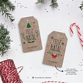 Tag Digital de Natal para Imprimir - com Seu Nome ou Logo | Elo7