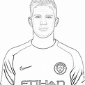 Kevin De Bruyne 4 Coloring Page - Free Printable Coloring Pages for Kids