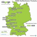 StepMap - 1899 Hoffenheim Tickets - Landkarte für Deutschland