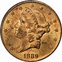 Value of 1889-CC $20 Liberty Double Eagle | Sell Rare Coins