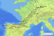 StepMap - Jakobsweg - Landkarte für Europa
