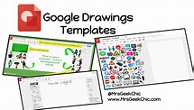 Google Drawings Templates - How-to & Free Template - Mrs. Geek Chic