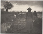 Peter Henry Emerson | Poling the Marsh Hay | The Metropolitan Museum of Art