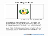 The Flag of Peru Worksheet for 2nd - 5th Grade | Lesson Planet