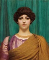 John William Godward - A Pompeian Lady [1901] | John william godward ...