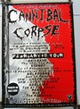 Cannibal Corpse 1995 Australian Tour Poster | TShirtSlayer TShirt and ...