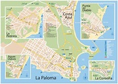 Mapas del Uruguay. Mapa de Rocha. Enciclopedia online gratis.