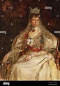 Portrait of Princess Maria Luisa of Bourbon-Parma, Princess of Bulgaria ...
