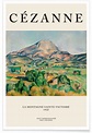 Cézanne - La Montagne Sainte-Victoire affiche | JUNIQE