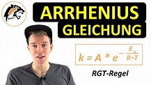 ARRHENIUS - Gleichung (Aktivierungsenergie & Vorfaktor berechnen ...