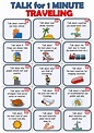 Traveling - Speaking cards discussio…: English ESL worksheets pdf & doc