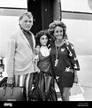 Elizabeth Taylor and Richard Burton with daughter Liza leave London ...