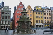 Estocolmo "Belleza sobre el agua" Otoño 2014: La fuente en la plaza de ...