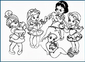 Imagenes Para Colorear Princesas Bebes - Páginas Colorear