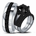 The Ultimate Guide To His And Hers Black Diamond Wedding Ring Sets
