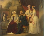 Portrait of Duke of Saxe-Altenburg Josephs Family Painting | Stieler ...