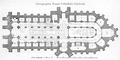 Uppsala Cathedral Plan, Uppsala - Sweden Medieval Gothic, Gothic ...