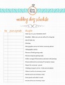 Wedding Day Schedule | Templates at allbusinesstemplates.com