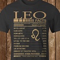 Leo Facts Servings Per Container T-Shirt. Gift For Dad, Grandpa ...