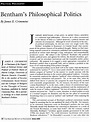 Bentham Politics | PDF | Jurisprudence | Political Philosophy