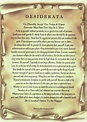 Desiderata Poem by Max Ehrmann Original Design on Antique Scroll Spiral ...