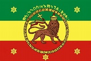 Kedamawi Hayl Selasse (Haile Selassie I) Flag | Ethiopian flag, Lion of ...