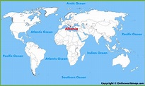 Albania location on the World Map