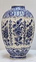 Vintage Delft Blue Vase by DE DELFTSE PAUW (The Delft Peacock), Vintage ...