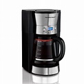Hamilton Beach 12-Cup Programmable Coffee Maker with Cone Filter, Black ...