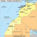 Map of Morocco cities: major cities and capital of Morocco