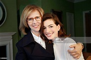Actress and director Anne Hathaway, Nancy Meyers of the film 'The ...