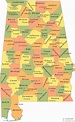 Maps Of Alabama Cities - Issie Leticia