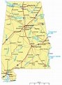 Printable Map Of Alabama With Cities – Printable Map of The United States