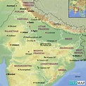 StepMap - North India 1:1 - Landkarte für India