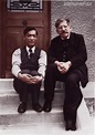 German physician and sexologist Magnus Hirschfeld (right) alongside his lover Li Shiu Tong ...