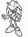 Sonic The Undead para colorear, imprimir e dibujar – Dibujos-Colorear.Com