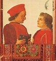Cristoforo Landino (right) dedicates his book to Federigo da ...
