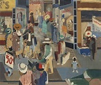 Norman Lewis (1909-1979) , Street Scene | Christie's