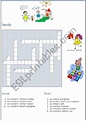 Family Members Crossword - ESL worksheet by ihtiyaryer