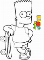 Bart Simpson Dibujos Para Colorear - Image to u
