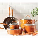 Rachael Ray Cucina 12 Piece Aluminum Non Stick Cookware Set | Cookware ...