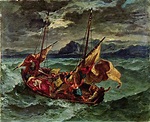 Eugène Delacroix - Cristo en el mar de Galilea | Artelista.com