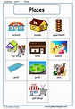 Places English Vocabulary Worksheet – English Treasure Trove