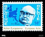 Belgische Briefmarke (1978): Paul-Henri Charles Spaak (1899-1972 ...
