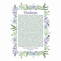 Printable Desiderata