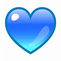 Blue Heart Emoji for Facebook, Email & SMS | ID#: 12937 | Emoji.co.uk