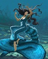 Pin di Lisa Lisewsky su Mermaide. Sirène et créatures des eau. | Sirene ...